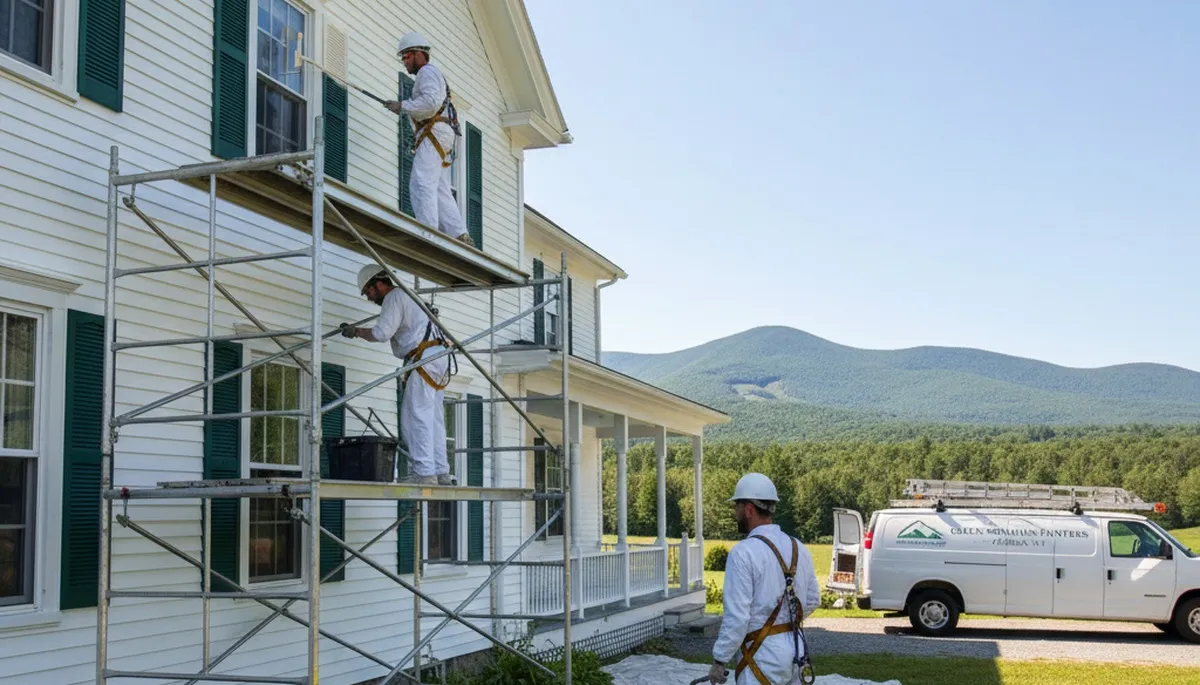 Painting contractor in Burlington, VT providing professional interior and exterior painting services